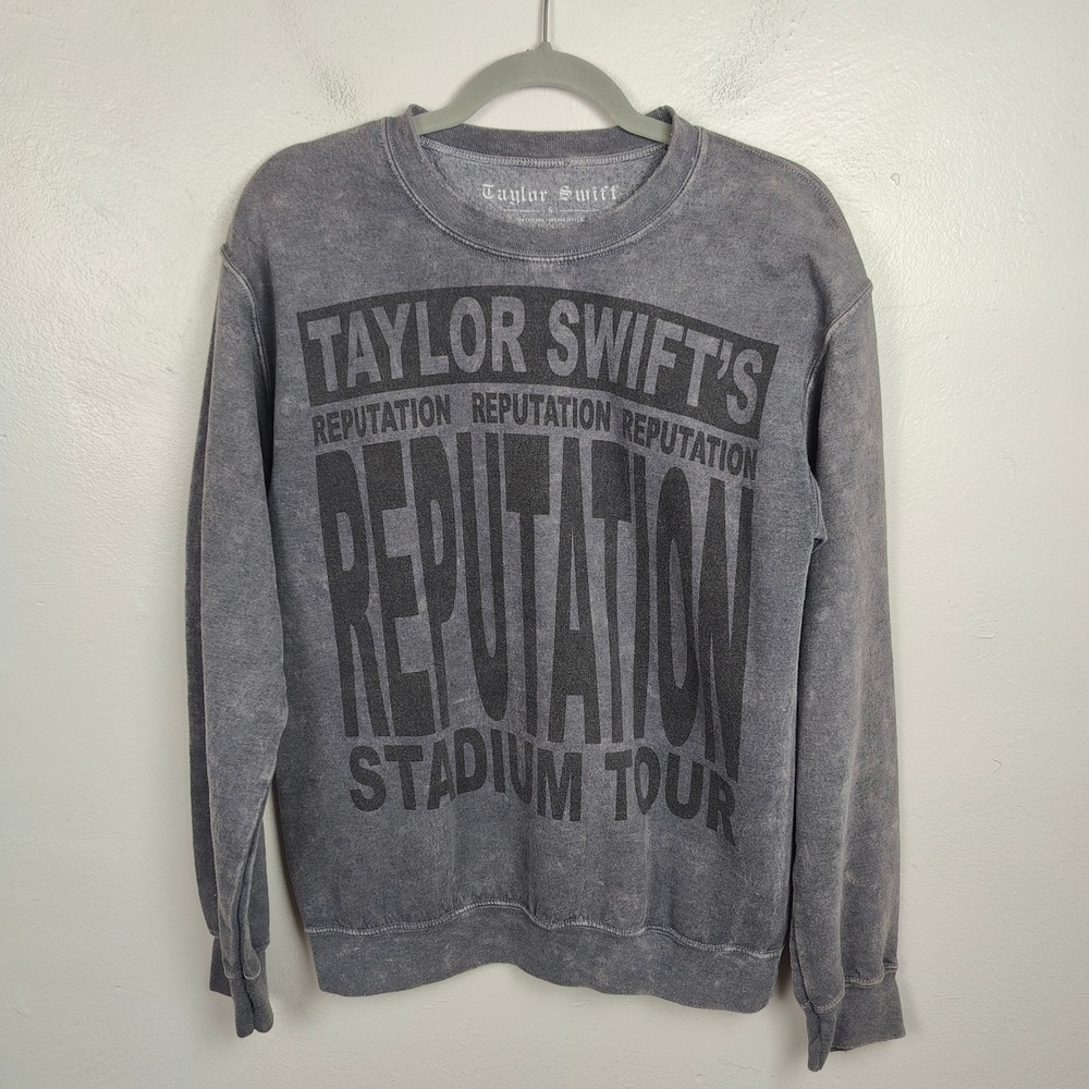 Taylor Swift Gray Reputation Stadium Tour Sweatshirt